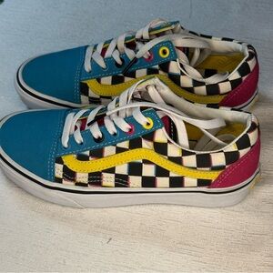 Vans Old Skool Crazy  Checks Multicolored Sneakers Men5.0 /Women6.5